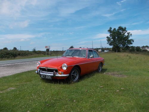 MGB GT 1974, Mot June 2018 with no advisories!! SOLD