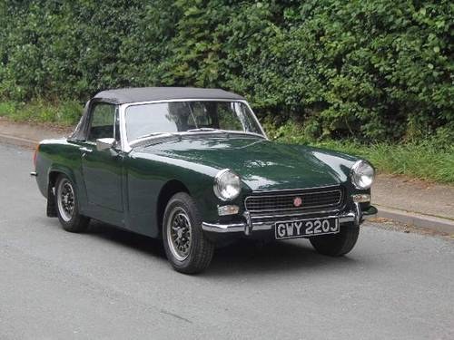 1971 MG Midget - Great user, lovely paint, new hood & seat covers SOLD