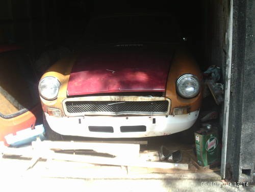 1973 New Home Required MGB GT VENDUTO