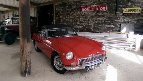 MG B Roadster 1968 lovely condition O/D Wire Wheels £s spent For Sale