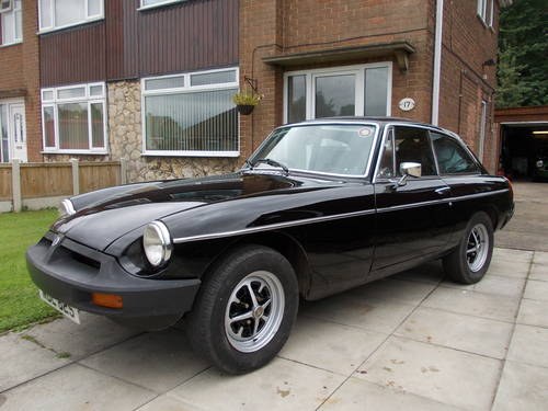1978 mgb gt overdrive and folding sunroof SOLD