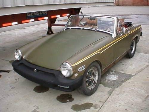 1975 MGB BODY SHELL BUILD YOUR OWN ROAD RACE OR RALLY SOLD