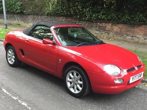 Red MGF 1.8, 2001, 67600 miles SOLD