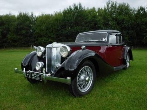 1937 MG SA For Sale by Auction