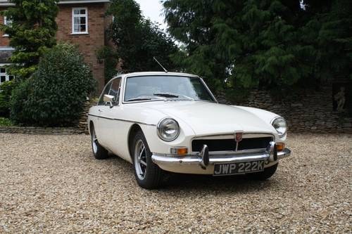 MGB GT Old English White (1971) For Sale SOLD