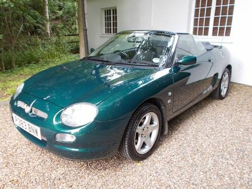 1997 MGF VVC One Former Keeper 19,655 Warranted Miles For Sale