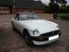 MGB roadster 1977 White SOLD