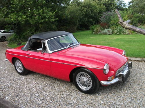 MGB Roadster,1967, Wire Wheels, Chrome Bumpers,O/D For Sale