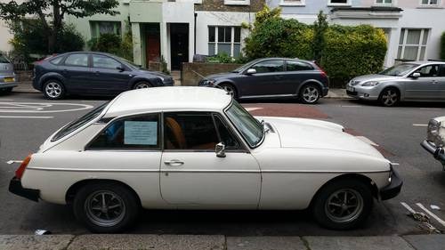 Beautiful white 1979 MGB GT  For Sale