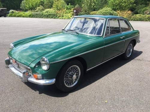 SEPTEMBER AUCTION. 1969 MG B GT For Sale by Auction