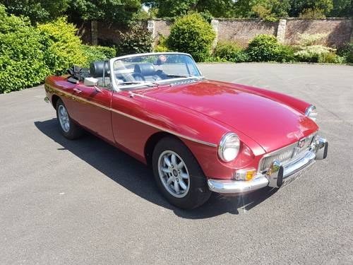 **SEPTEMBER AUCTION** 1975 MG B Roadster For Sale by Auction