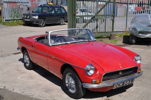 1970 MG MGB ROADSTER ORIGINAL CAR TAX EXEMPT WIRES RED For Sale