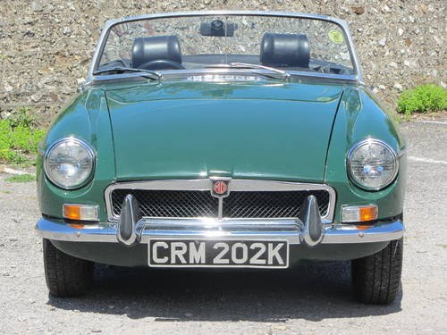 1971 MG B Roadster chrome bumper model tax exempt  For Sale