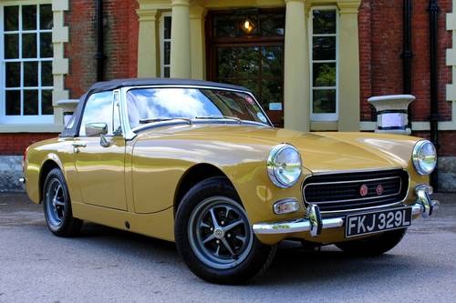 Mg midget mk111 (1972) harvest gold SOLD