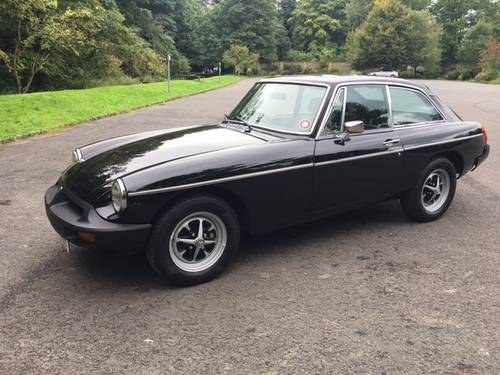 **SEPTEMBER AUCTION** 1984 MG B GT For Sale by Auction