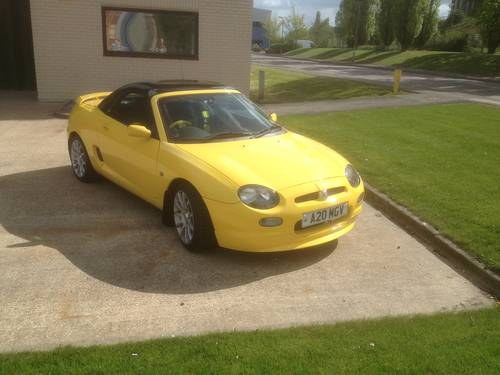 MGF TROPHY 160 5/2001 including hard top SOLD