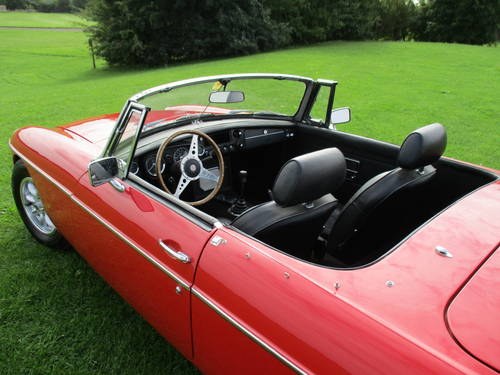 1971 MGB Roadster - Chrome Bumper - LHD - Overdrive SOLD