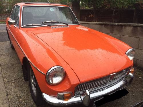 SOLD 1972 MGB GT 1800cc in blaze red £5500 For Sale
