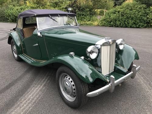 SEPTEMBER AUCTION. 1951 MG TD For Sale by Auction