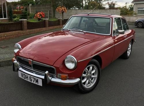 OCTOBER AUCTION. 1974 MGB GT For Sale by Auction