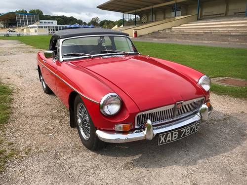 Mgb Roadster 1969 Manual-Overdrive - Wire Wheels For Sale
