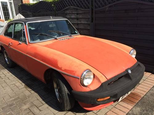 mgbgt 1977 manual with o/drive complete running car  For Sale