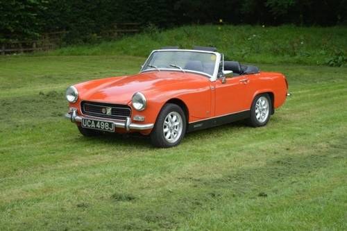 1971 MG Midget Mk III For Sale by Auction