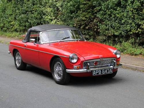 1963 MGB Pull Handle - Fresh engine and gearbox rebuild For Sale