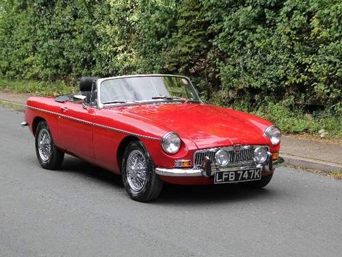 1971 MGB Roadster - 3000 miles since Heritage Shell Rebuild SOLD