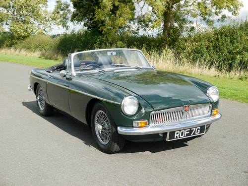 1969 MGB Roadster Manual / Overdrive. Last Owner for 6 Years SOLD