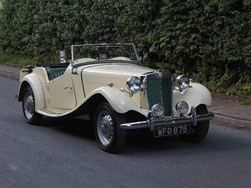 1950 MG TD - 35K spent with last owner, 40k touring miles covered VERKAUFT