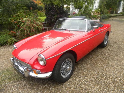 1967 MGB ROADSTER restored with Heritage bodyshell. SOLD