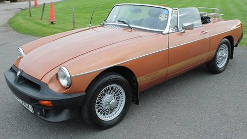 1981 MGB Roadster LE With Overdrive 20,000 miles  SOLD