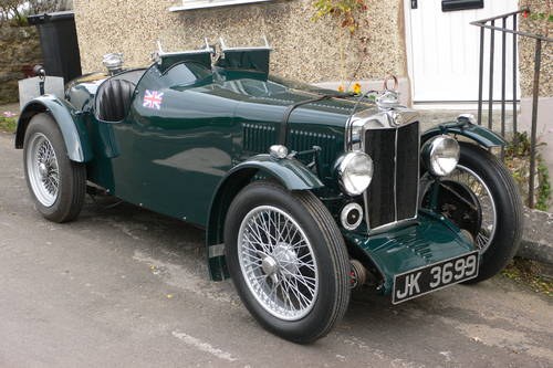 1934 MG PA Midget with Q Type Style Body For Sale