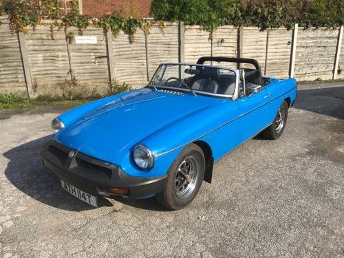 STUNNING 1978 MGB ROADSTER BLUE (ONLY 4 OWNERS) For Sale