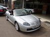MG TF 1.6 SPORTS CONVERTIBLE 2DR 66500 MILES SILVER 2005/05 For Sale