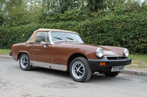 MG Midget 1500 1978 - To be auctioned 27-10-17 For Sale by Auction