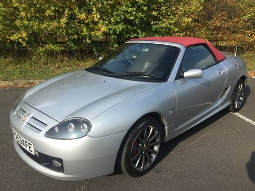 2004 MG TF 160 VVC Convertible, Factory Hardtop, Red Hood, Superb VENDUTO