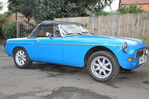 1980 Excellent MGB Roadster sebring look, great fun!!! For Sale