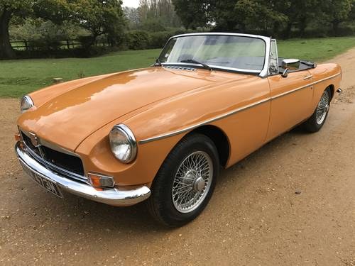 1973 MGB Roadster 1 OWNER FROM NEW !!!! SOLD