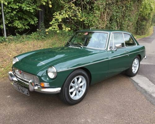 1968 UK MGC GT Manual overdrive. For Sale