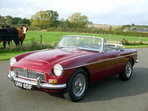 1968 MGC Roadster Manual with Overdrive SOLD
