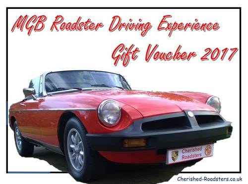 Classic MG Driver Experience Gift Vouchers: For Sale