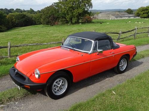 1978 Lovely MGB Roadster,ready to use and enjoy.  SOLD