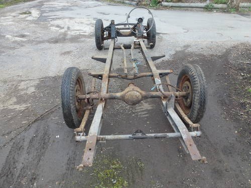 mg ya 1949 rolling chassis with v5c nice reg For Sale