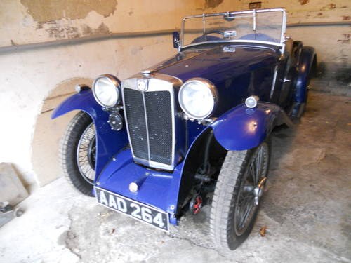1934 MG PA with PB engine and gears. In vendita