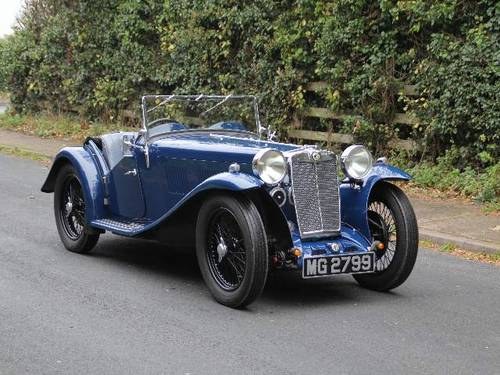 1933 MG L2 Magna - 52 yrs 1 owner, racing provenance, top class SOLD