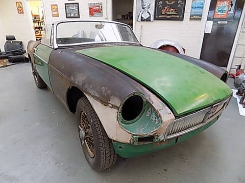 1967 MGB ROADSTER USA RESTORATION PROJECT. READ ADD FULLY SOLD