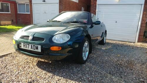 1997 Mgf 1.8 convertible sports track car adam no plate For Sale