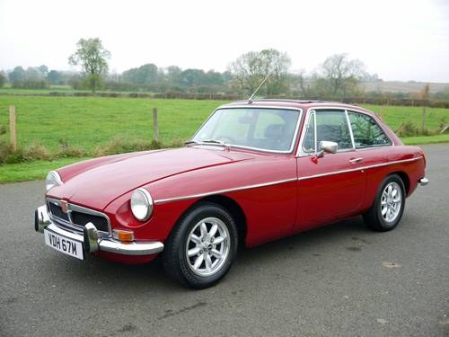 1974 MG MGB GT with Overdrive SOLD